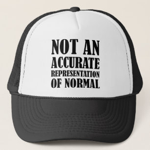 Not Normal Funny Ball Cap Hat