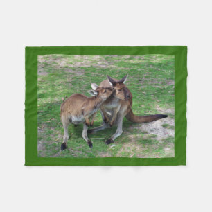 Not Now Skippy Fleece Blanket
