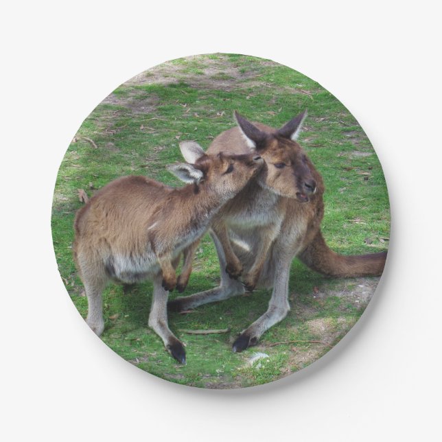 Not Now Skippy Paper Plate (Front)