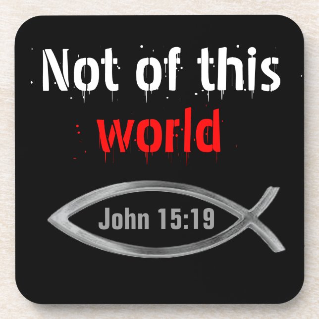 Not of this world  coaster (Front)