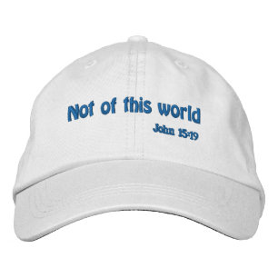 Not of this world  embroidered hat