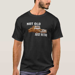 Not Old Just Retro Vintage Old Pickup Square Truck T-Shirt