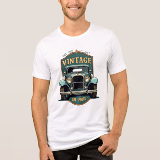 Not Old Just Vintage – Classic Car Retro T-Shirt f Tri-Blend Shirt