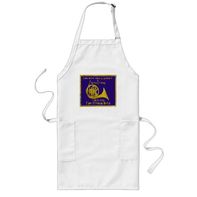 Not Only Smart French Horn Long Apron (Front)