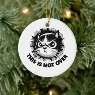 Not Over 2 Ceramic Ornament