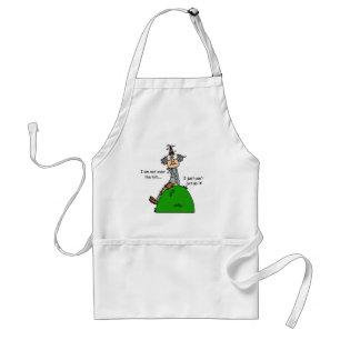 Not Over the Hill Humour Standard Apron