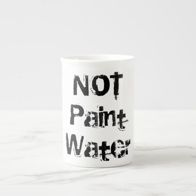 NOT Paint Water, La tasse préférée d'un artiste ! (Devant)