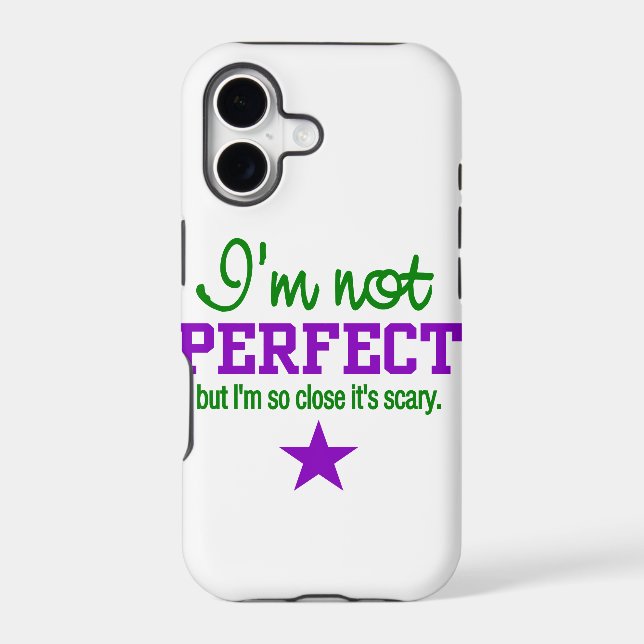 Not Perfect iPhone 5 Case-Mate, customize (Back)