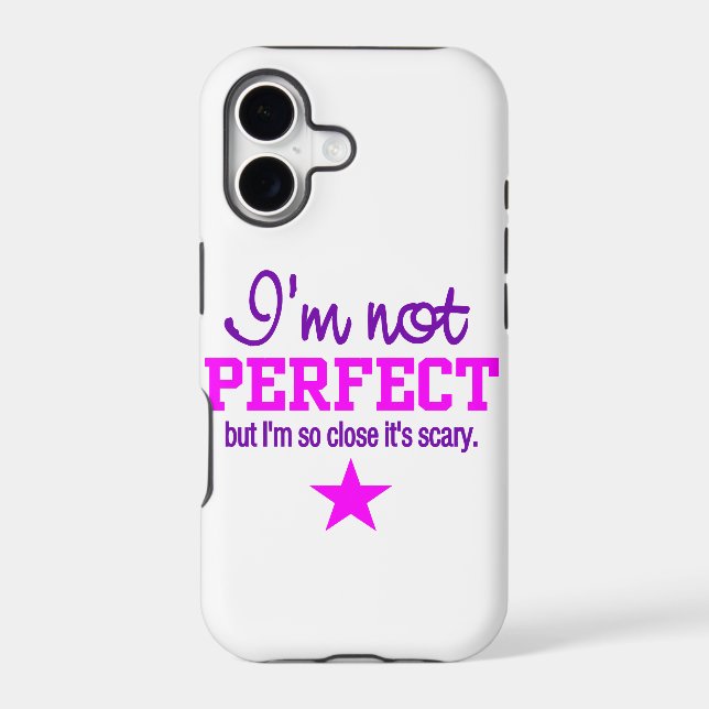 Not Perfect iPhone 5 Case-Mate, customize (Back)