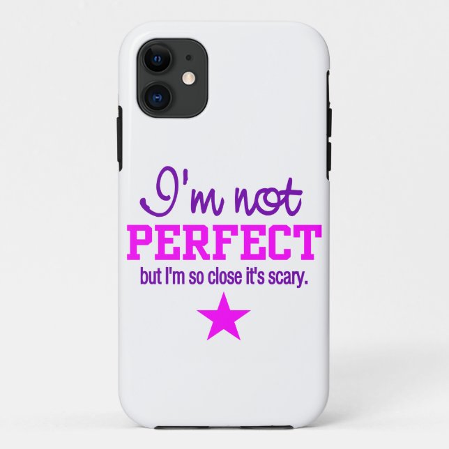 Not Perfect iPhone 5 Case-Mate, customize Case-Mate iPhone Case (Back)