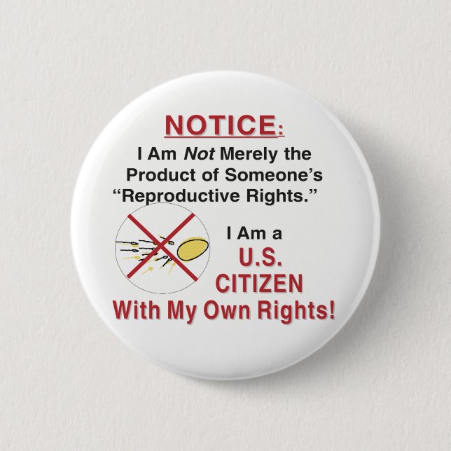 Not Product 2 Inch Round Button (Front)