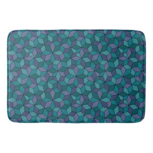 Not-Quite-Penrose Tiles Amethyst Large Bath Mat