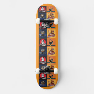 NOT REAL LOGOS SKATEBOARD