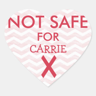 Not Safe Food Stickers for Special Diets