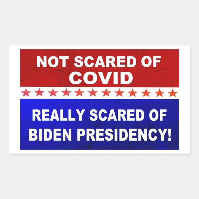 Not Scared Of Covid Sticker (Front)
