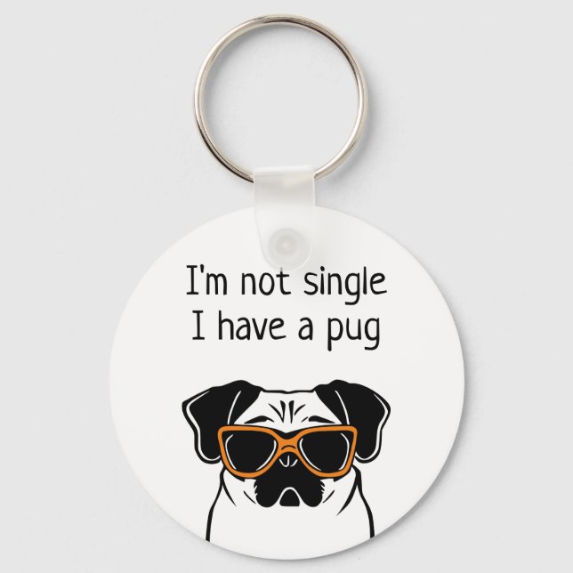 Not Single Keychain (Front)