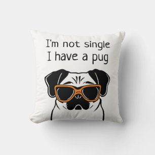 Not Single Throw Pillow