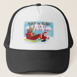Not So easy Is it Fat Boy Trucker Hat