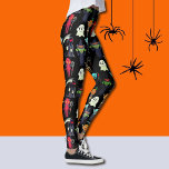 Not So Scary Monsters Halloween Best Quality Leggings<br><div class="desc">Not So Scary Monsters Halloween Best Quality Leggings</div>