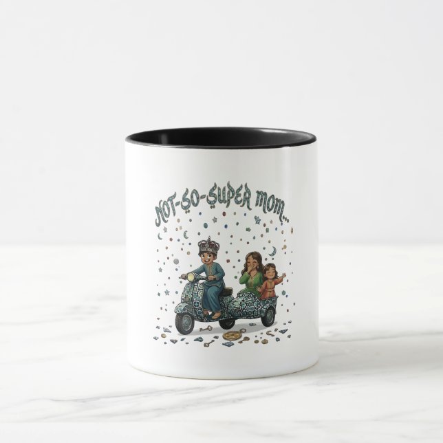 Not-So-Super Mom Moroccan Adventure  Mug (Center)