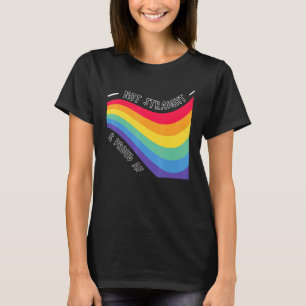 Not Straight And Proud Af Lgbt Pride Rainbow T-Shirt