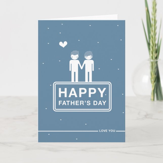 Not Straight Design 'Father's Day' Card (Front)