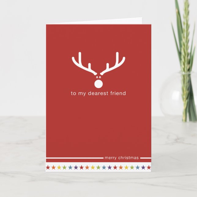 Not Straight Design 'My Dearest Friend' Card (Front)