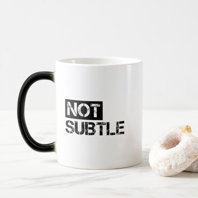 Not subtle magic mug (With Donut)