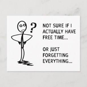 Not sure if I actually have free time… Postcard
