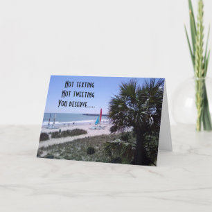 NOT TEXTING/AND TWEETING-ONLY A "CARD" WILL DO HOLIDAY CARD