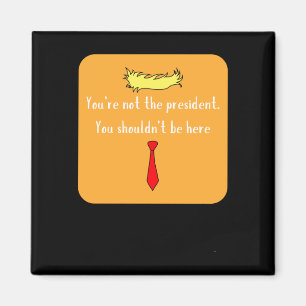 Not The President  Magnet