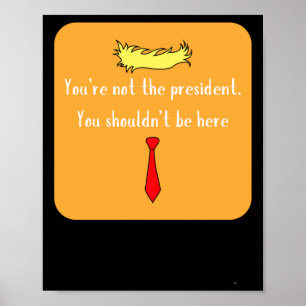 Not The President  Poster