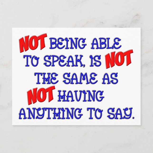 Not the Same Postcard (Front)