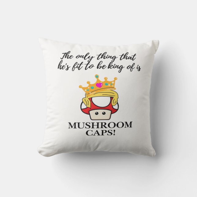 Not To Be King Classic Throw Pillow (Front)
