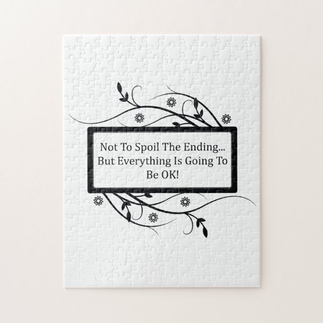 Not To Spoil The Ending Jigsaw Puzzle (Vertical)