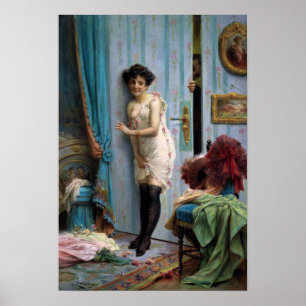 Not to Step Inside by Hans Zatzka - poster