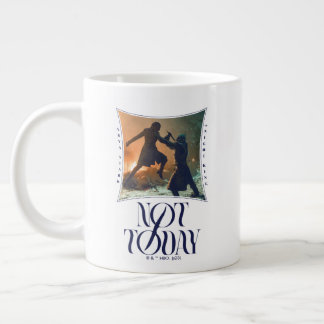 "Not Today" Arya Stark Vs. The Night King Large Coffee Mug