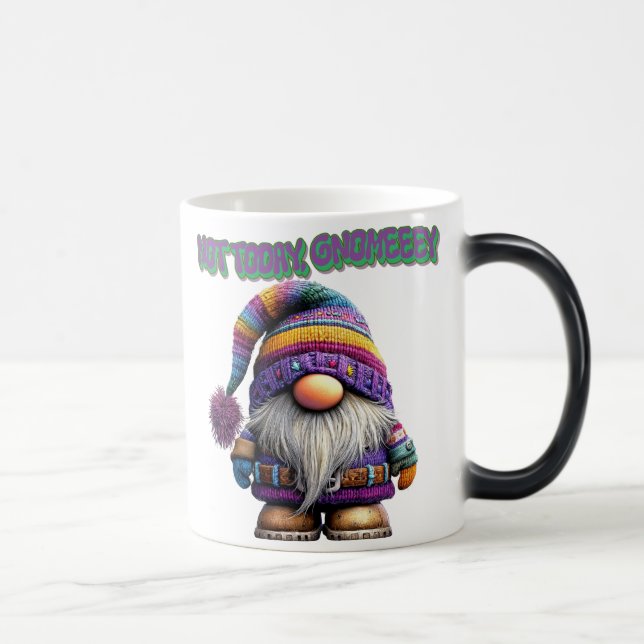 Not Today Gnomeey-Christmas Gnome Magic Mug (Right)