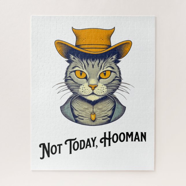 Not Today, Hooman Jigsaw Puzzle (Vertical)