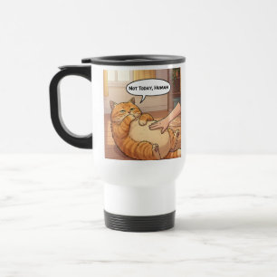 Not Today Human Grumpy Cat Mug Lazy Cat Funny