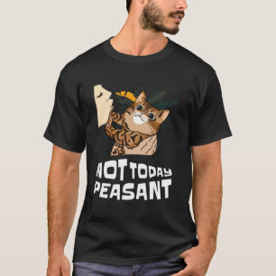 Not Today Peasant Bengal Cat Bohemian T-Shirt