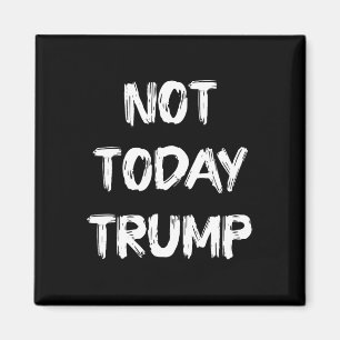 Not Today Trump Defend Democracy Not Dictatorship  Magnet