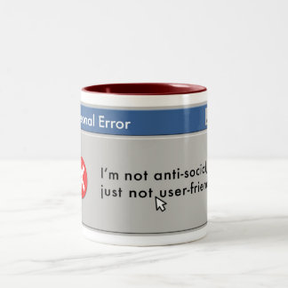 Not User-friendly mug