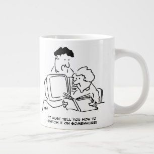 Not Very Computer Savvy Large Coffee Mug