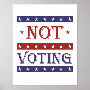 NOT VOTING IN 2016 - - POSTER