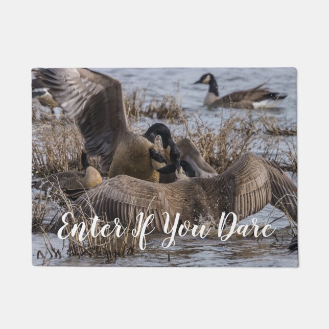 Not Wanted Here Enter If You Dare Doormat (Front)