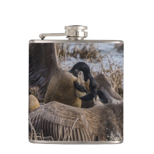 Not Wanted Here Hip Flask