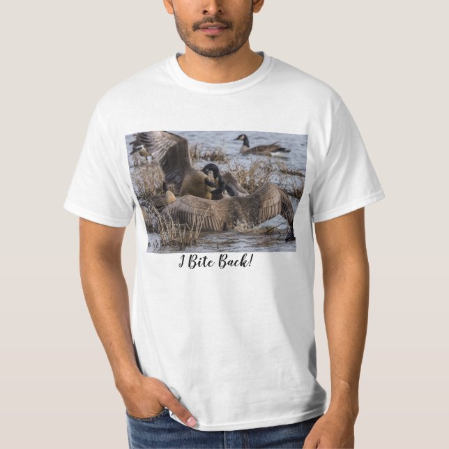 Not Wanted Here I Bite Back T-shirt (Front)