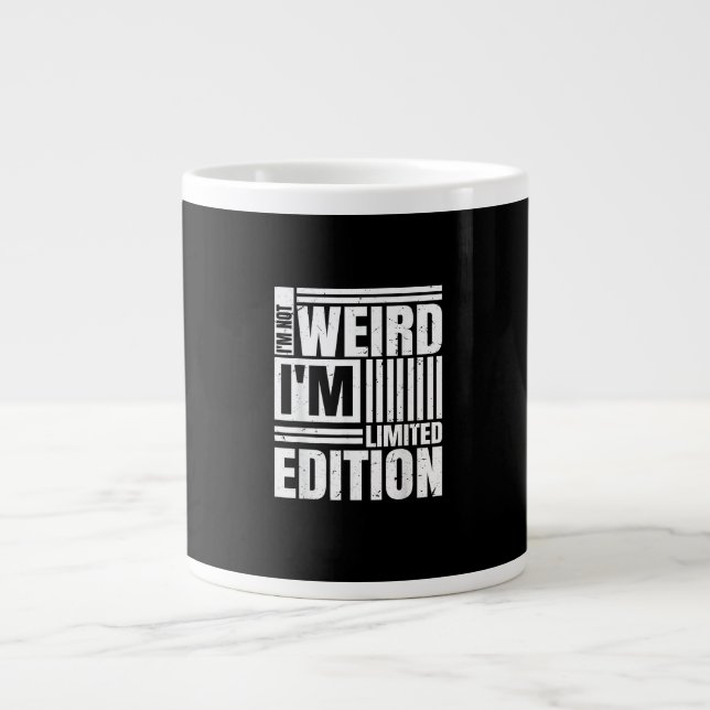 Not Weird Just More Creative Anime Lover Playful S Large Coffee Mug (Front)