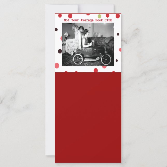 Not Your Average Book Club Marker (Front)